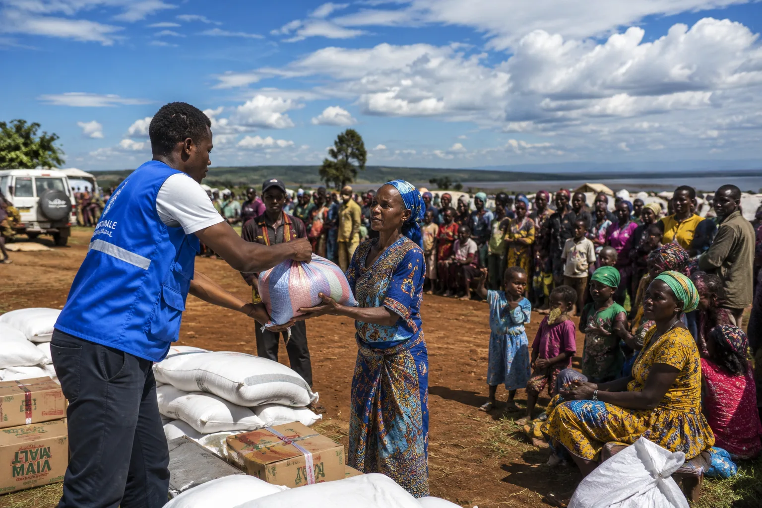 Assistance humanitaire du gouvernement aux déplacés accueillis dans la province du Tanganyika