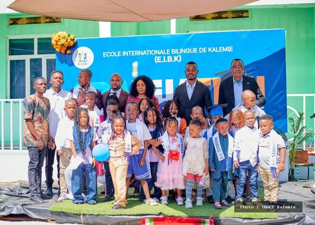 Cérémonie de proclamation des résultats et de célébration de la première promotion de l’École Internationale Bilingue de Kalemie.