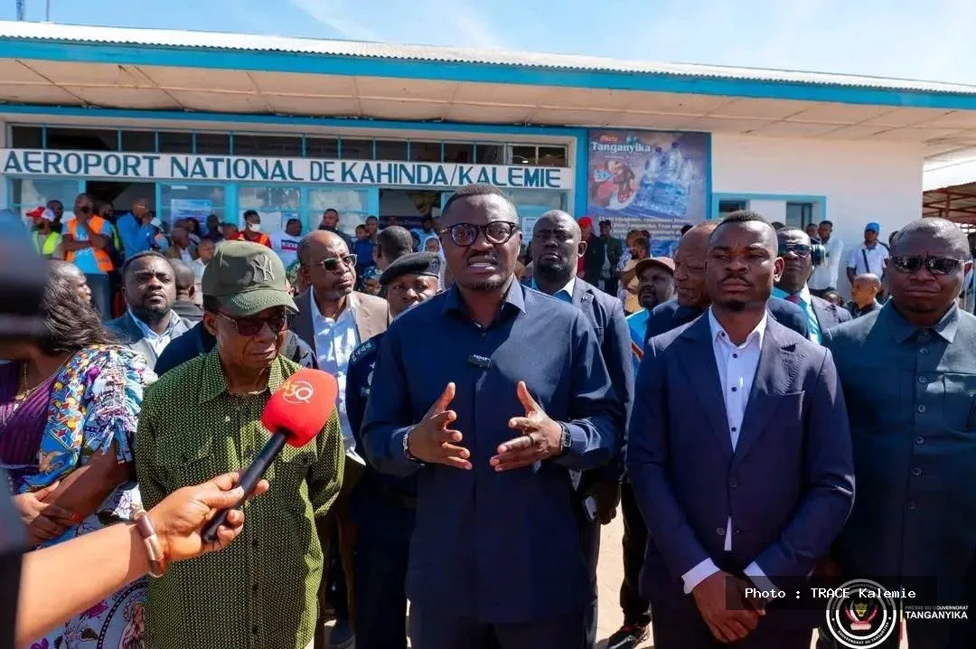Christian Kitungwa Muteba à son retour à Kalemie après sa participation à la réunion tripartite RDC-HCR-Burundi à Kinshasa.