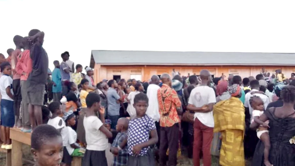 Déplacés de guerre installés sur le site de Katanika 2 à Kalemie après leur fuite des provinces du Nord-Kivu et du Sud-...