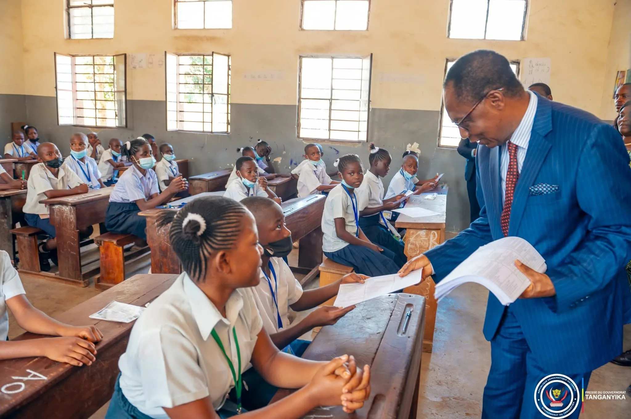 Élèves finalistes participant aux épreuves de l’ENAFEP 2026 à Kalemie dans la province du Tanganyika