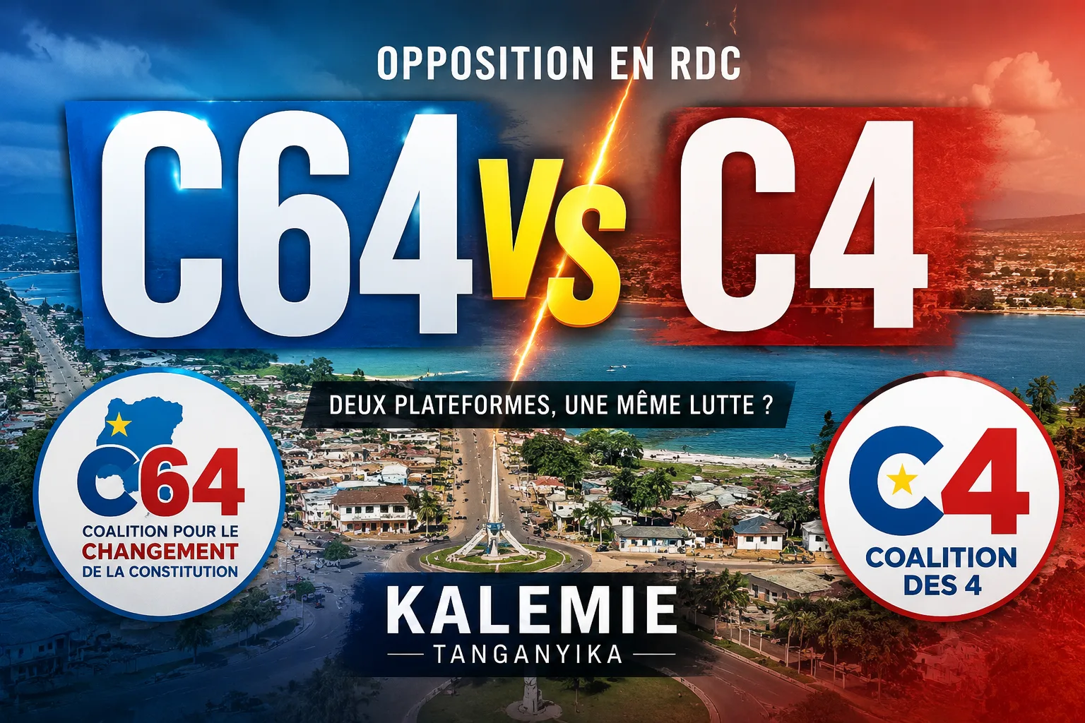 Habitants circulant normalement dans les rues de Kalemie lors de la journée ville morte du 3 juin 2026