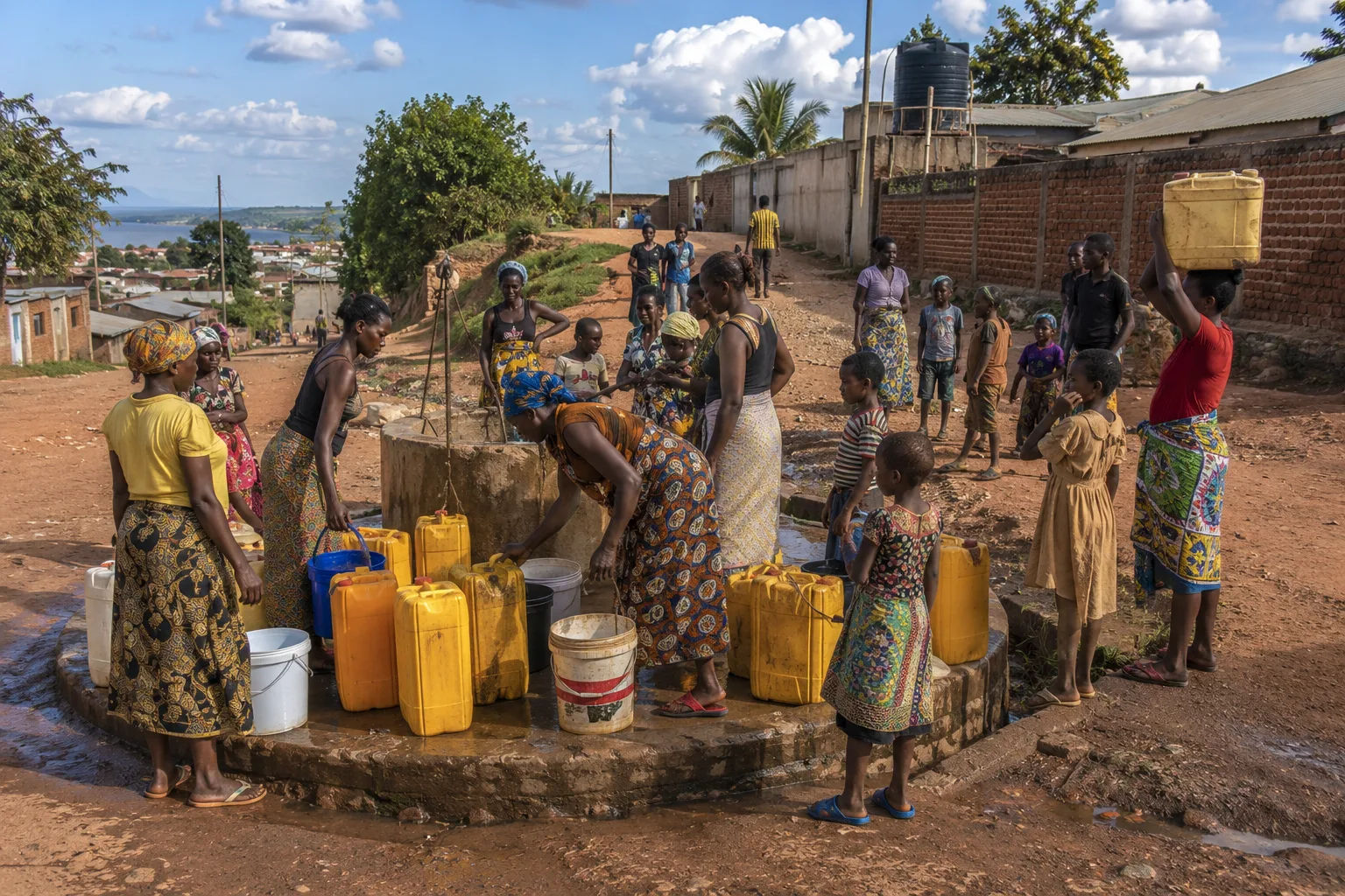 Kalemie : pénurie d’eau potable et réveils nocturnes, les familles lancent un appel aux autorités