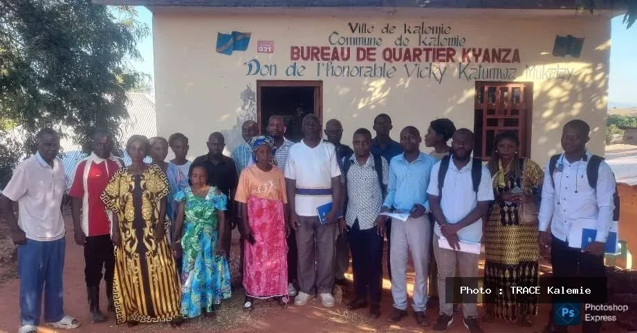 La sensibilisation a réuni les leaders communautaires du quartier Kyanza autour de la promotion de la farine Afya Nzuri destinée à lutter contre la malnutrition.