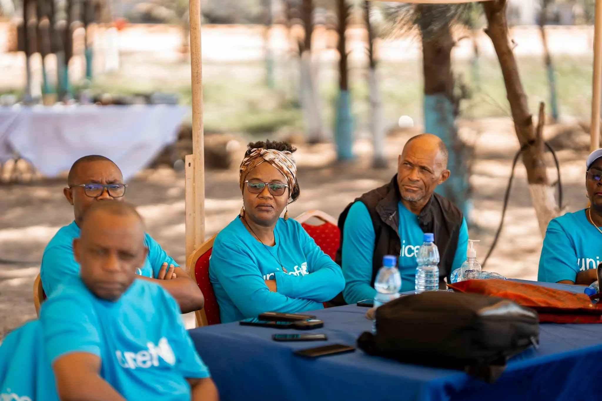 Staff de l’UNICEF Kalemie participant à une retraite stratégique consacrée à l’amélioration des programmes en faveur des enfants du Tanganyika