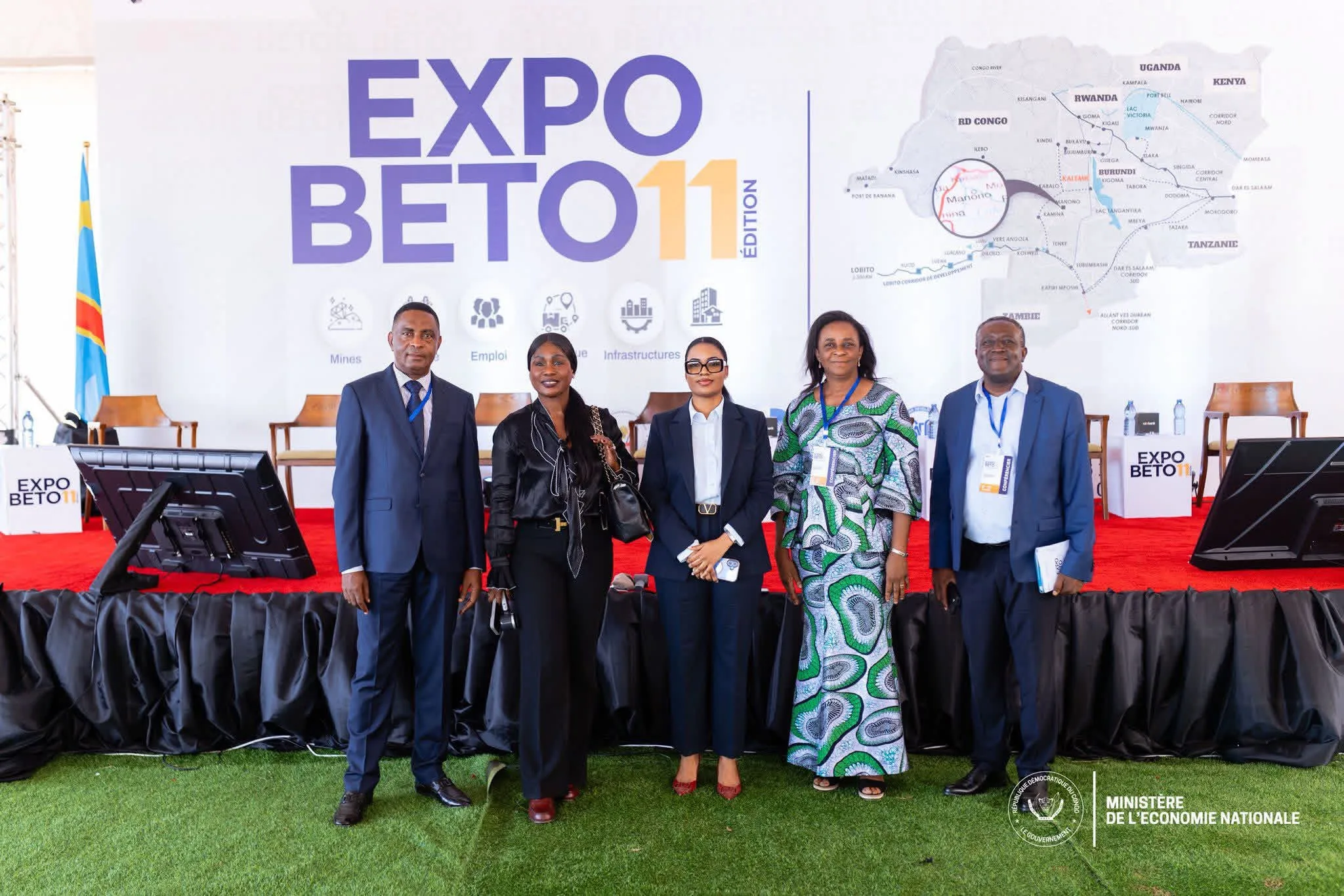 Vue de Kalemie lors de l’Expo Béton 2026 consacrée aux infrastructures et au développement du Tanganyika Vue de Kalemie lors de l’Expo Béton 2026 consacrée aux infrastructures et au développement du Tanganyika.