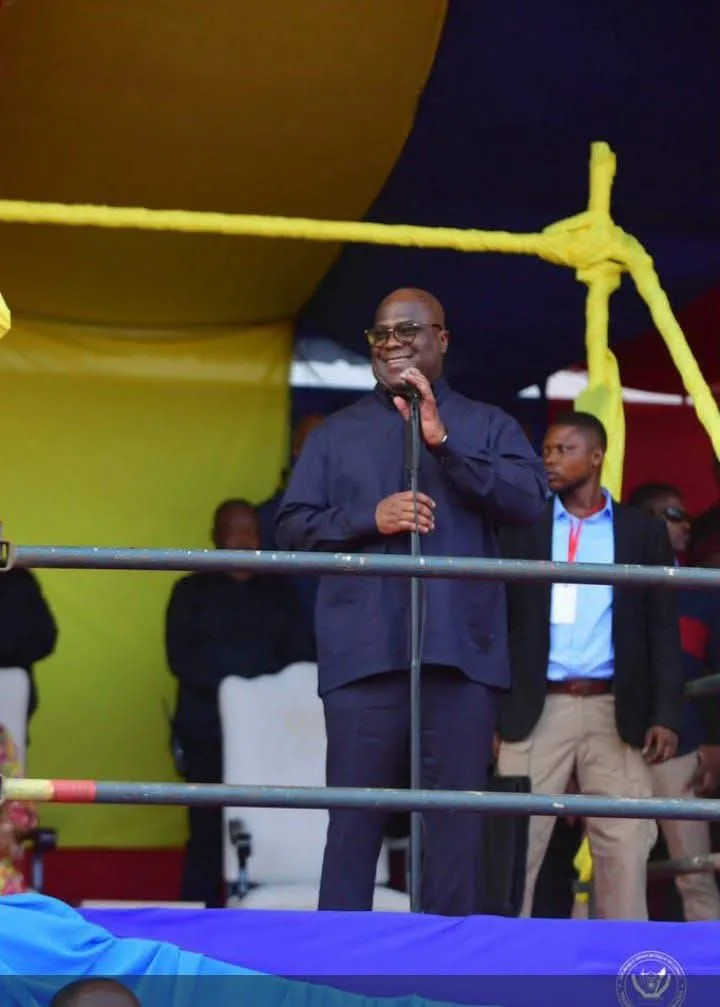 Grand Katanga : Félix Tshisekedi poursuit sa tournée officielle et arrive à Lubumbashi