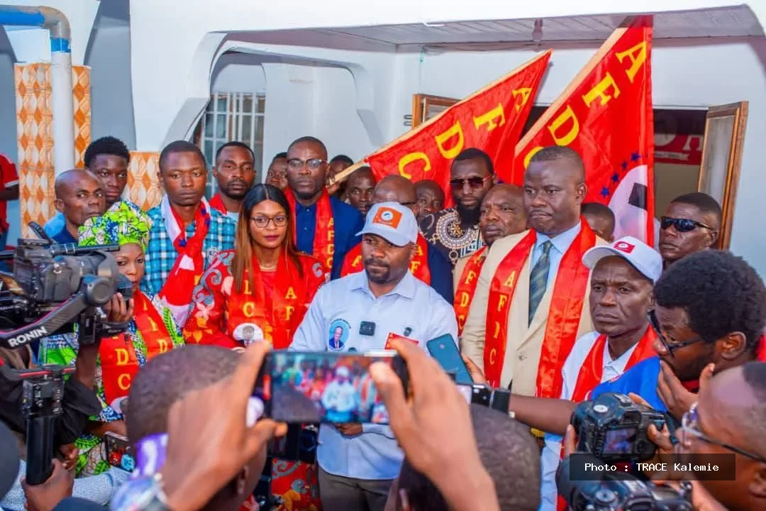 Inauguration du nouveau siège provincial de l’AFDC à Kalemie en présence des autorités politiques du Tanganyika.