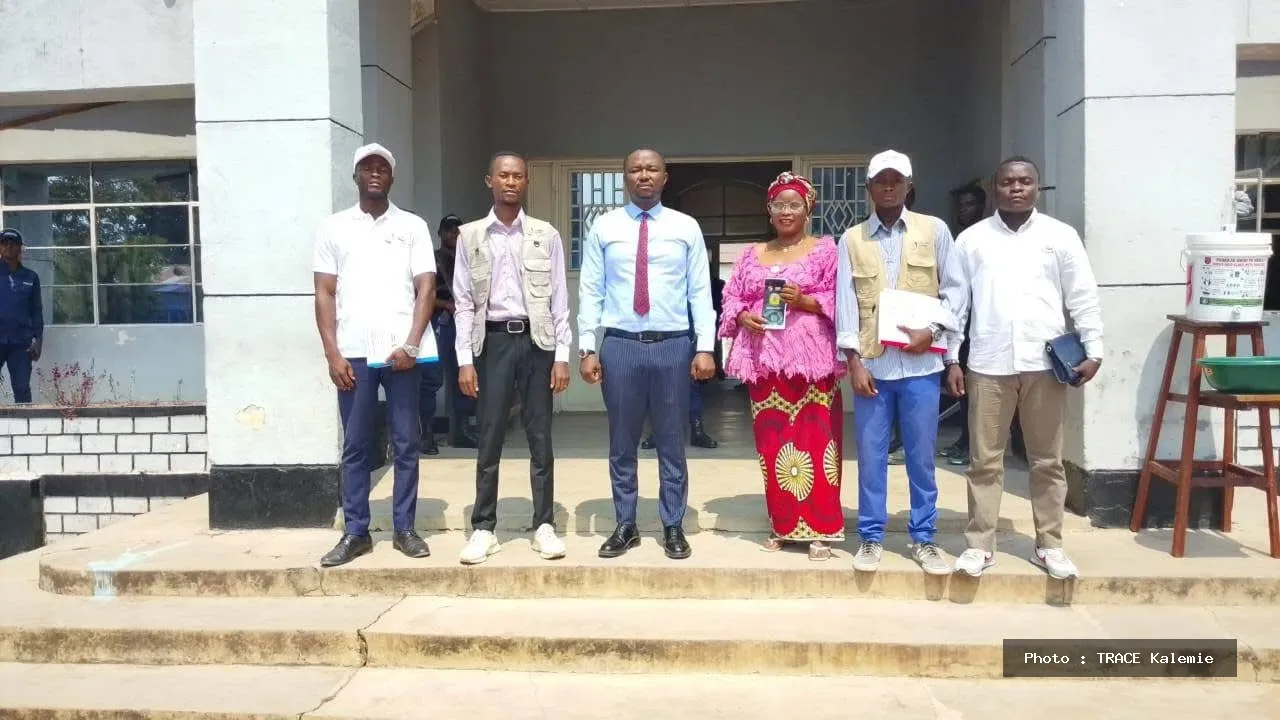Les responsables d’USHIRIKA SARL en audience avec le ministre provincial de l’Intérieur du Tanganyika.