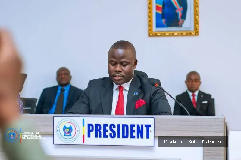 Salle de l'Assemblée provinciale du Tanganyika où se tiendra la session extraordinaire du 17 juillet 2026.