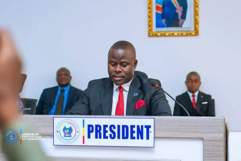Salle de l'Assemblée provinciale du Tanganyika où se tiendra la session extraordinaire du 17 juillet 2026.
