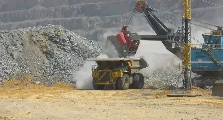 Site minier de Manono Lithium dans la province du Tanganyika en République démocratique du Congo.