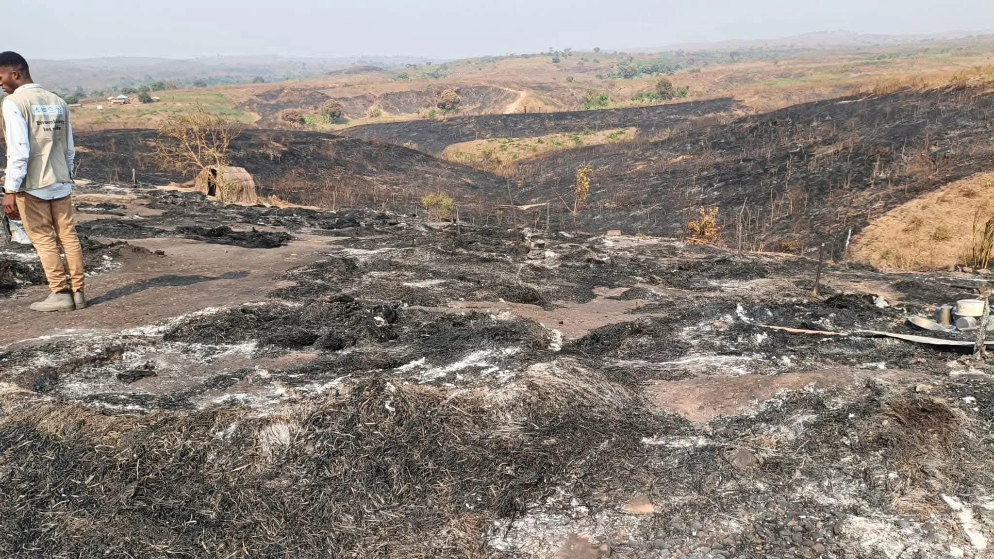 Kalemie : un incendie détruit plusieurs abris au site de déplacés de Makala