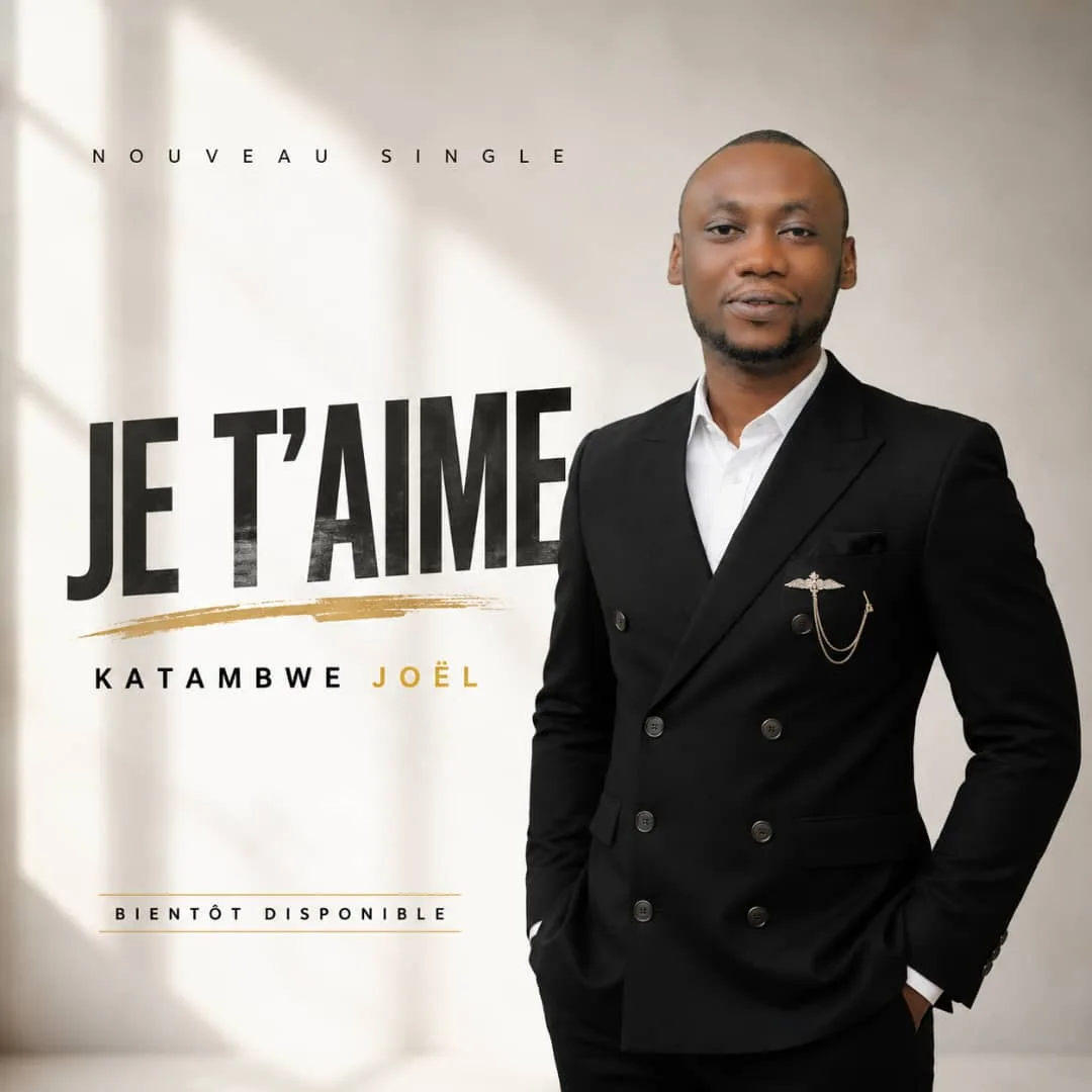 Katambwe Joël annonçant son nouveau single gospel intitulé JE T’AIME.