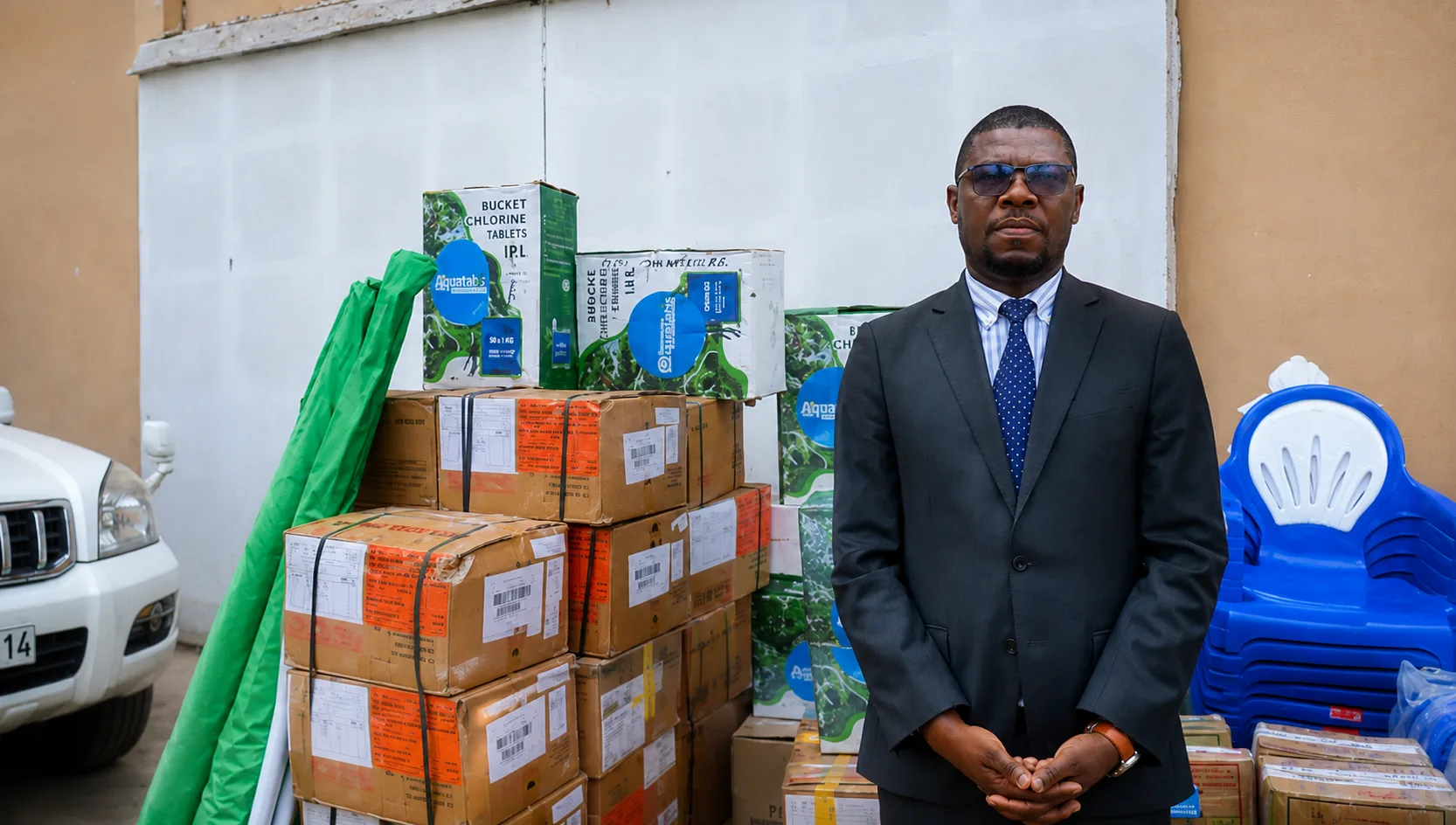 Remise d’intrants et de kits médicaux à la Division provinciale de la Santé du Tanganyika pour renforcer la lutte contre le choléra à Tembwe et Moba.