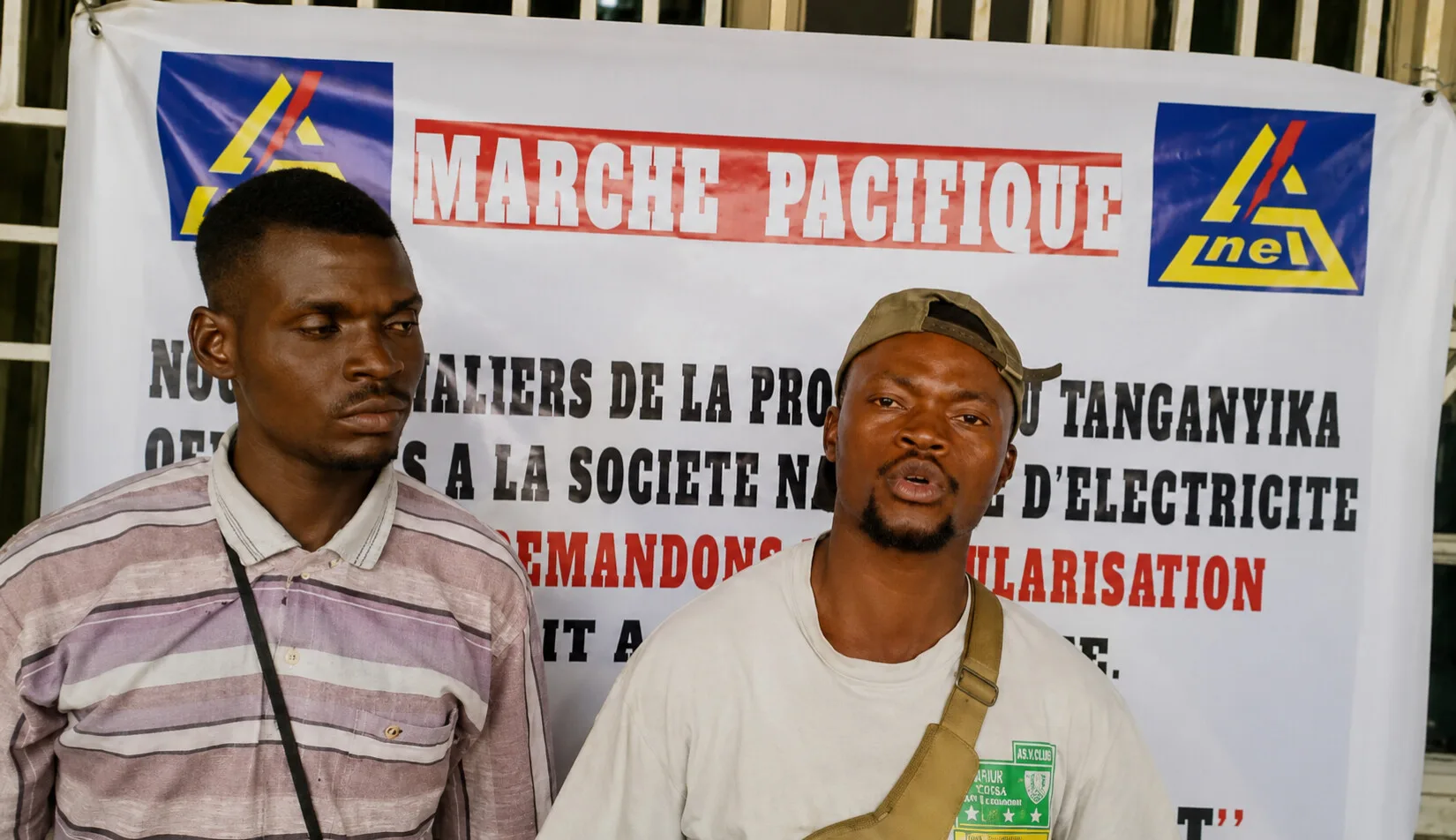 Travailleurs journaliers de la SNEL à Kalemie réclamant leur prise en compte dans le processus de régularisation et de recrutement.