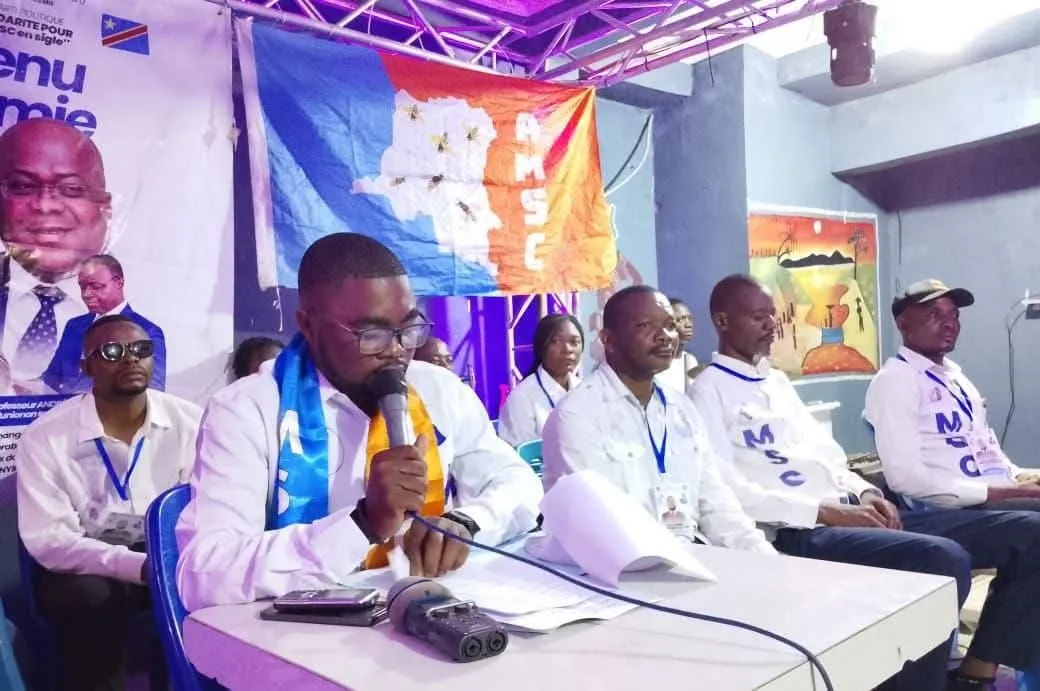 Cadres et militants du MSC lors de la matinée politique organisée à Kalemie dans la province du Tanganyika