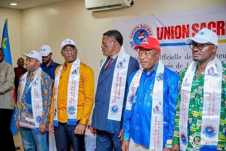 Cérémonie d’installation des structures provinciales de l’Union sacrée de la Nation à Kalemie