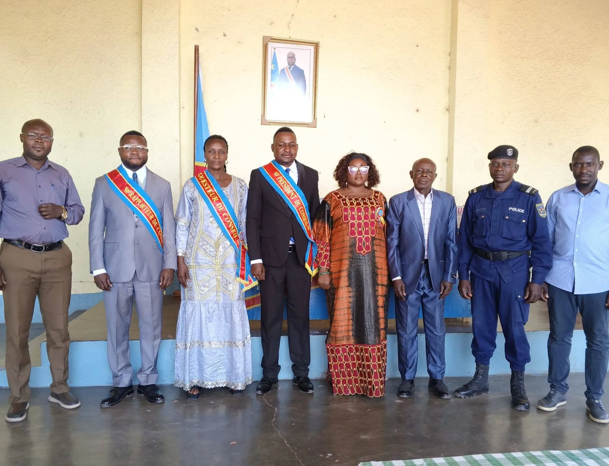Ilunga Jobelwa Élie lors de l’ouverture de la session ordinaire de septembre du Conseil communal de Kalemie