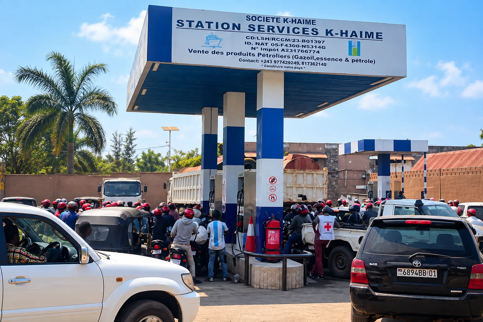 Vente de carburant à Kalemie où le prix du litre atteint jusqu’à 8 000 francs congolais