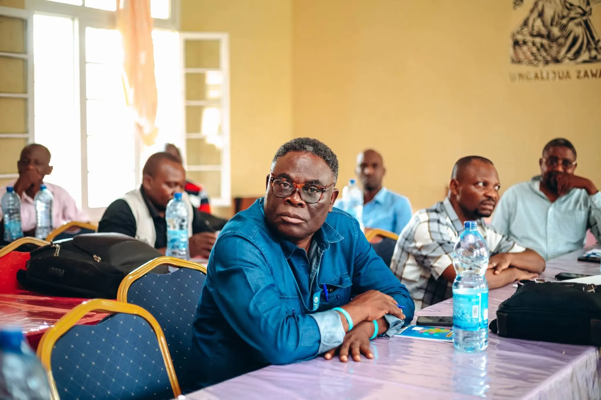 Acteurs communautaires et professionnels de santé en formation sur le SNIS communautaire, les tablettes et la plateforme DHIS2 avec l’appui de l’UNICEF au Tanganyika