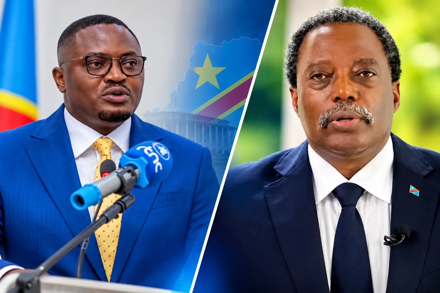 Christian Kitungwa Muteba, gouverneur du Tanganyika, réagissant aux déclarations de l'ancien président Joseph Kabila